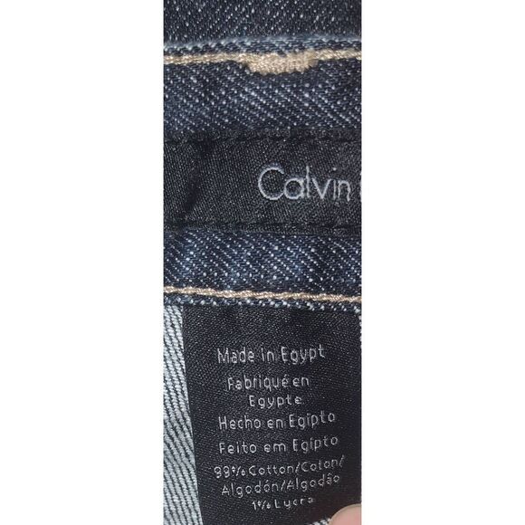 NWT Calvin Klein women size 14/32 FLARE jeans Double stone wash - Picture 8 of 11